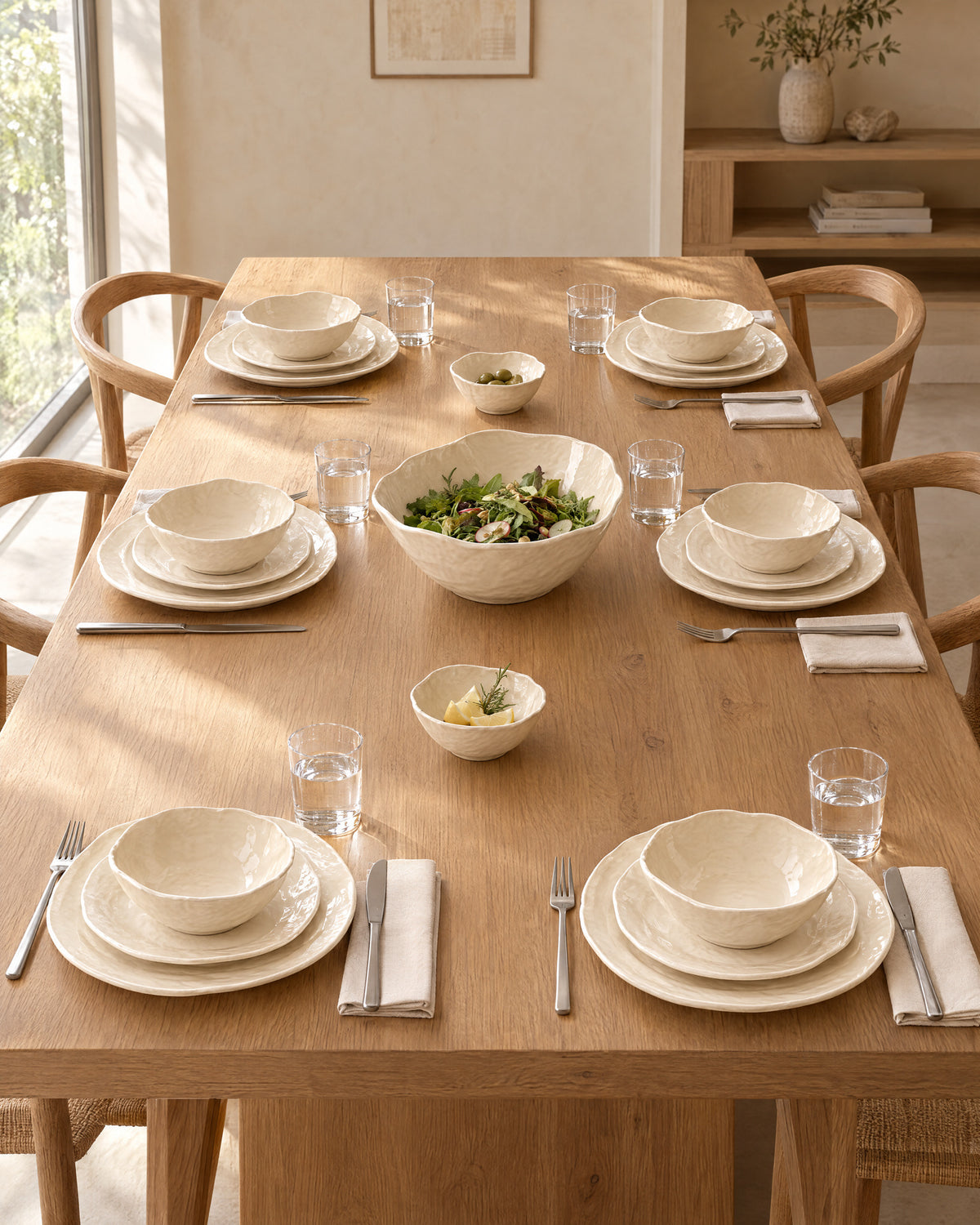 Atelier Geschirrset 25-teilig Beige