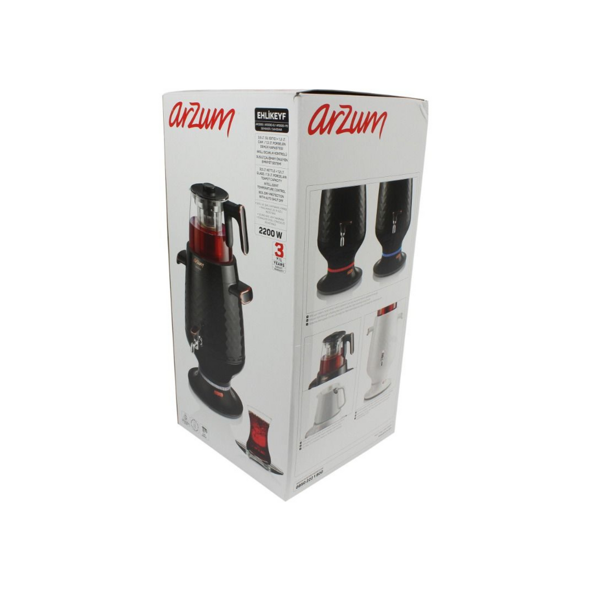 Arzum Ehlikeyif Samowar Schwarz