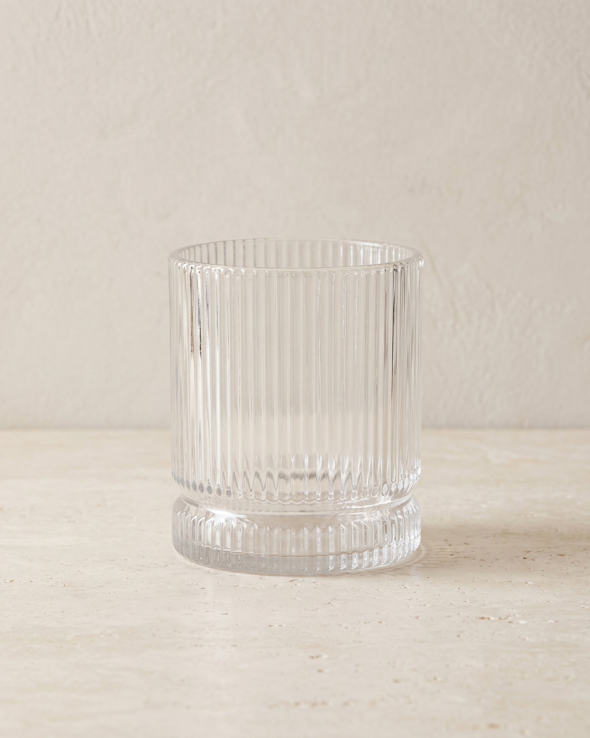 Linea Ribbed – Glazen | 6 stuks | 370 ml