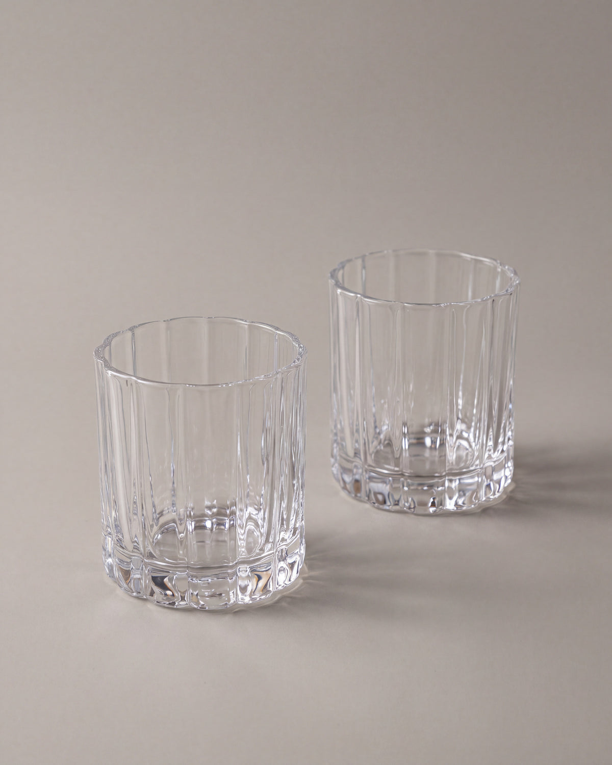 Luno Trinkglas im Blumendesign | 2 Stück | 220 ml