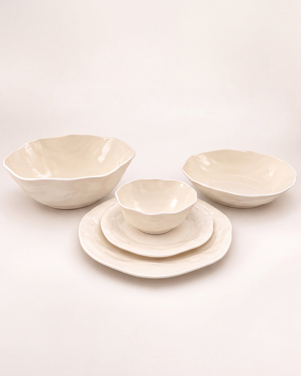 Atelier Geschirrset 25-teilig Beige