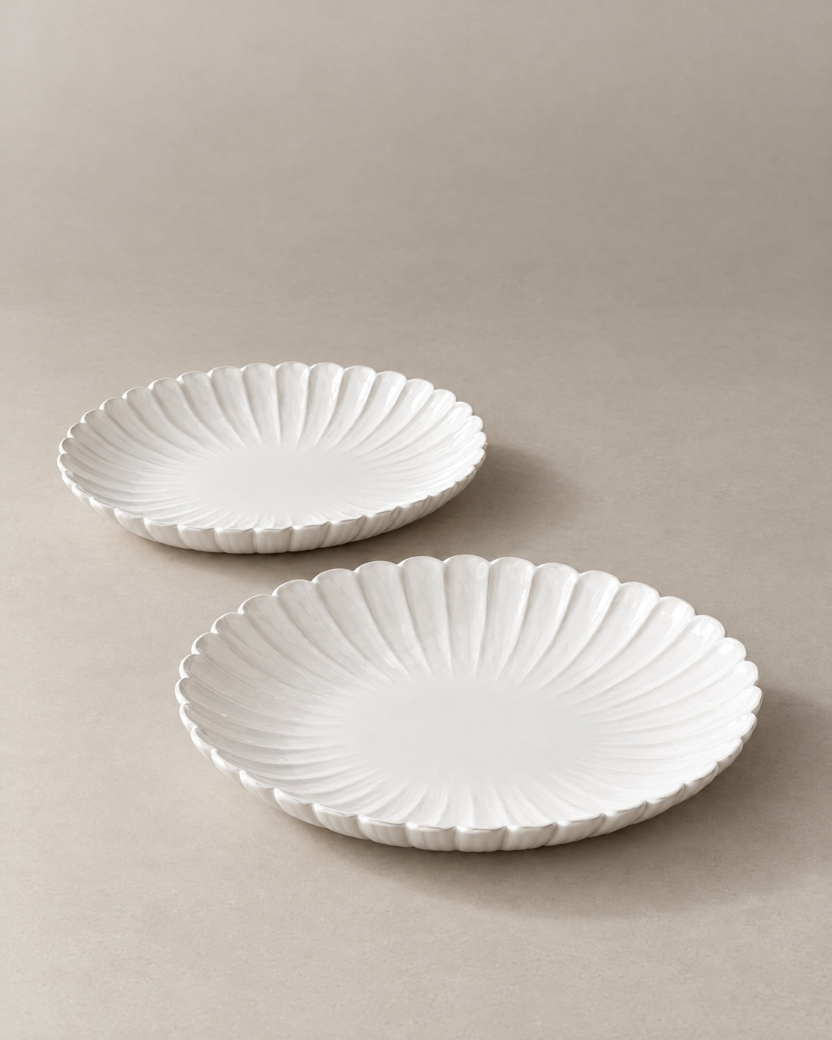 Bloomy Lotus Servierschale oval | 2 Stück | 30-36 cm