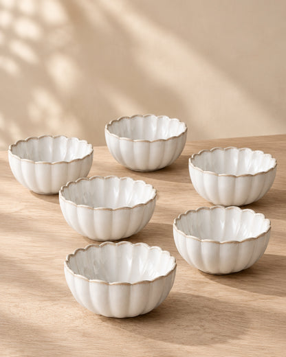 Bloomy Lotus Atıştırmalık Kaseleri | 6’lı Set | 11,5 cm