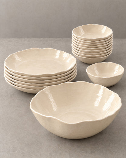 Atelier Geschirrset 25-teilig Beige