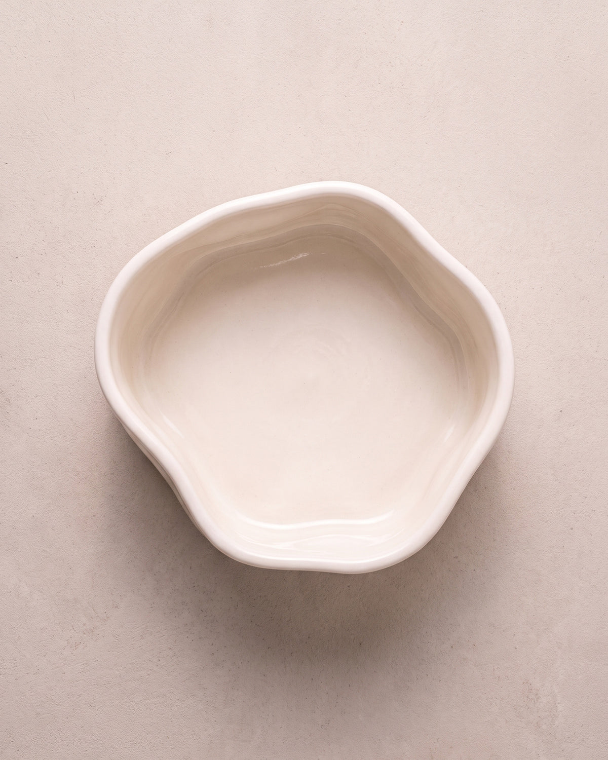 Nordic - Keramikschale Wave - Creme - 310 ml - 6 Stück