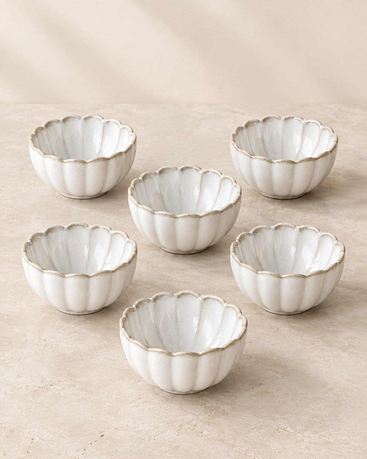 Bloomy Lotus Soßenförmchen | 6 Stück | 9 cm