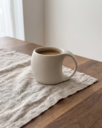 Aluré Keramikbecher | 2 Stück | Beige