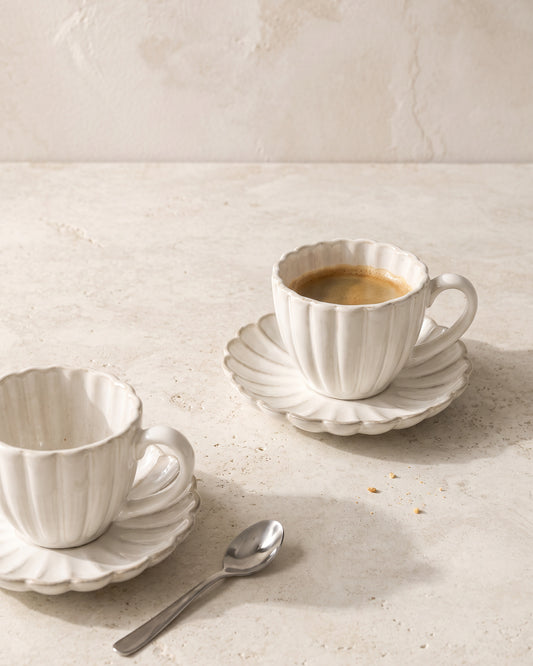 Bloomy 6 Kişilik 12 Parça Espresso Fincan Takımı | 75 ml