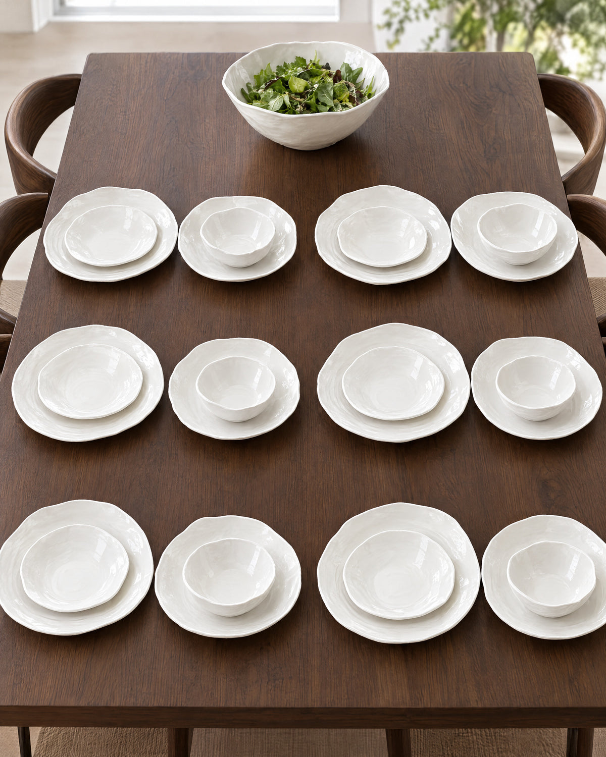 Atelier Geschirrset 25-teilig Weiß