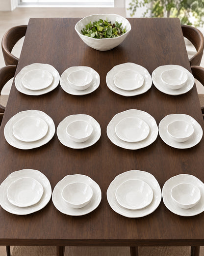 Atelier Geschirrset 25-teilig Weiß