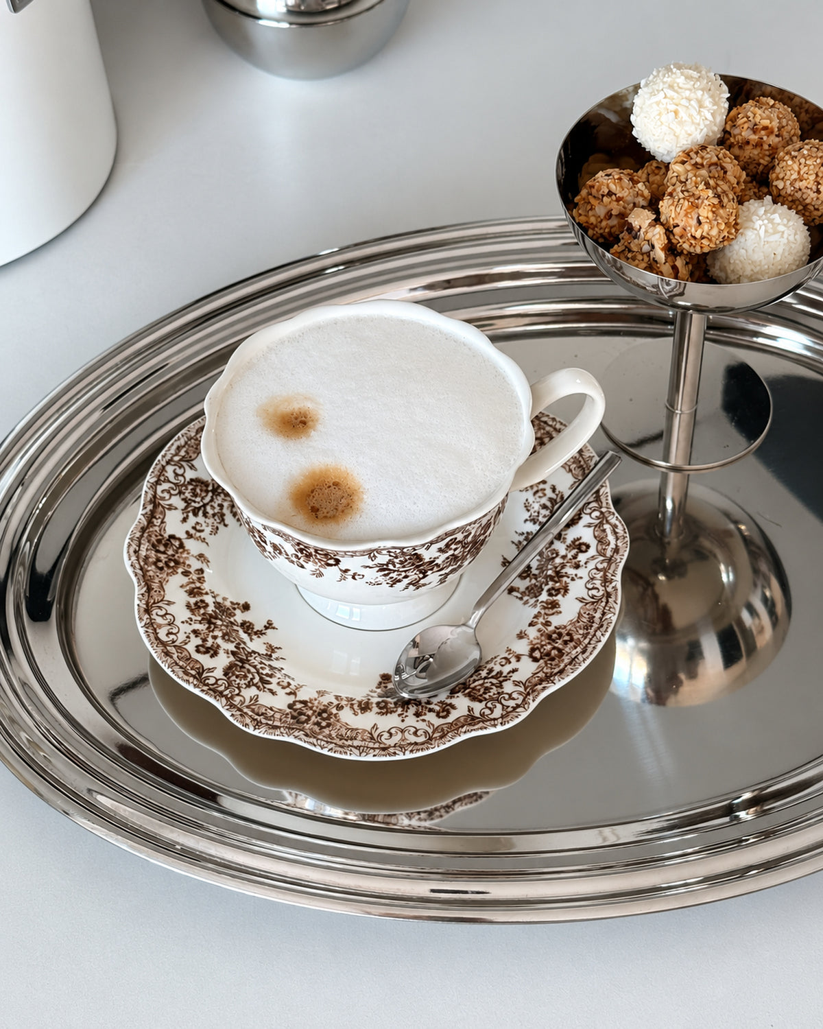 Vintage Kaffeeservice Braun 12-teilig