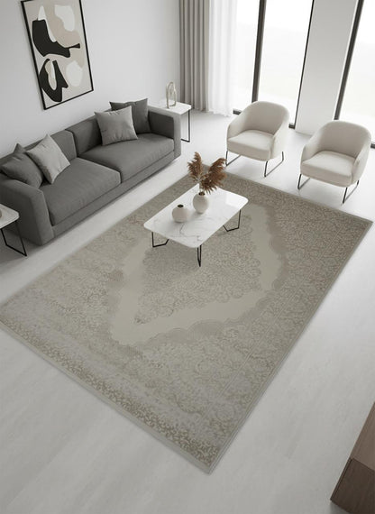 Zafiran Sand Beige Teppich