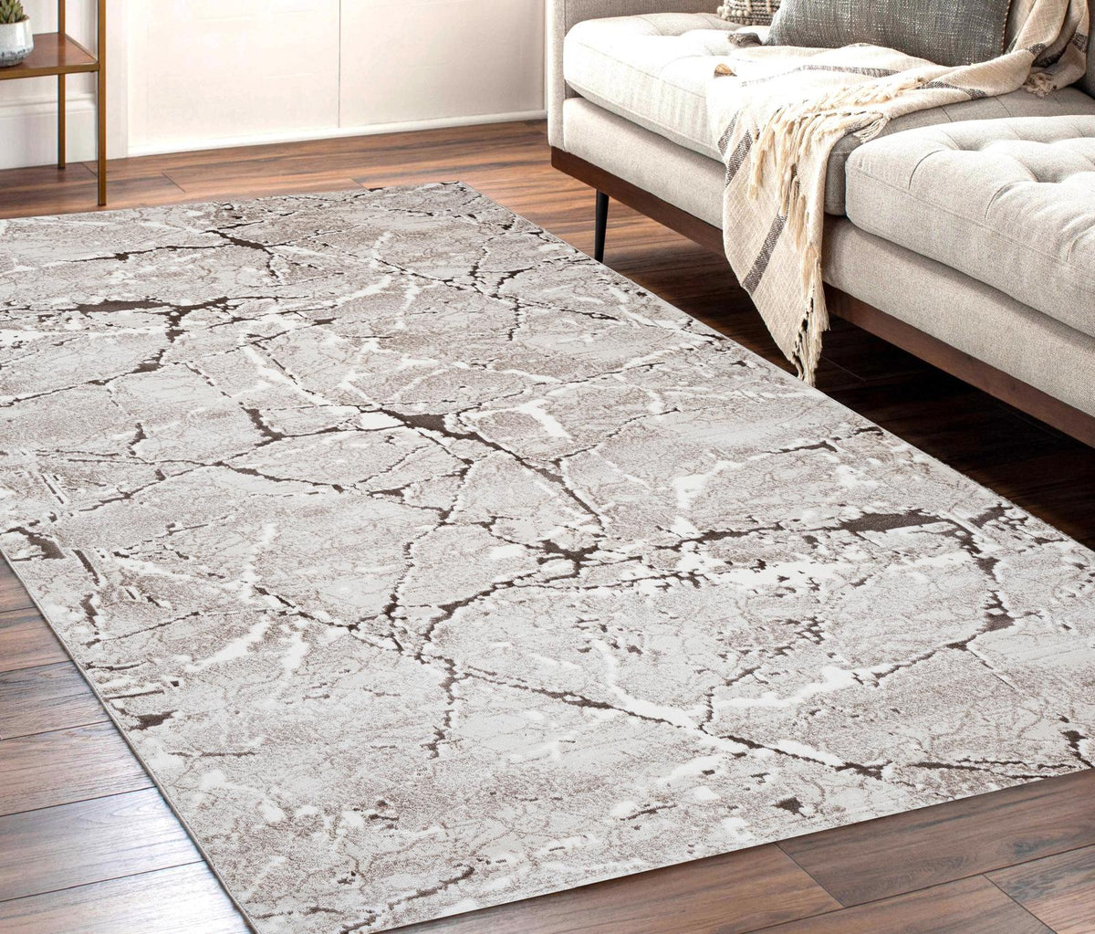 Marve Marmor Beige Teppich