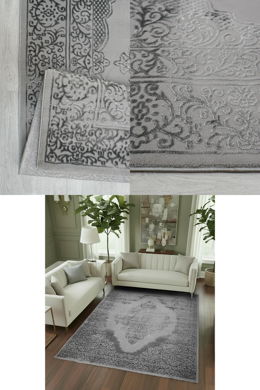 Zafiran Küllü Gri Halı