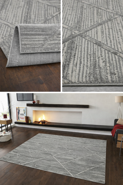 Mirzan Grey Teppich