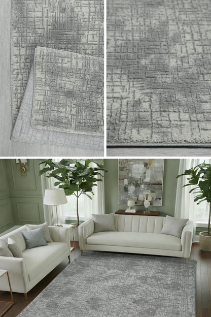 Elzar Soft Grey Teppich