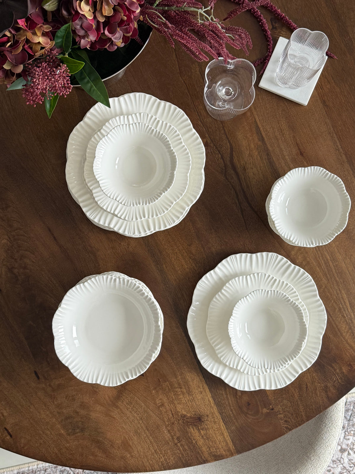 Bricard Bernis Service 25-teilig Weiß