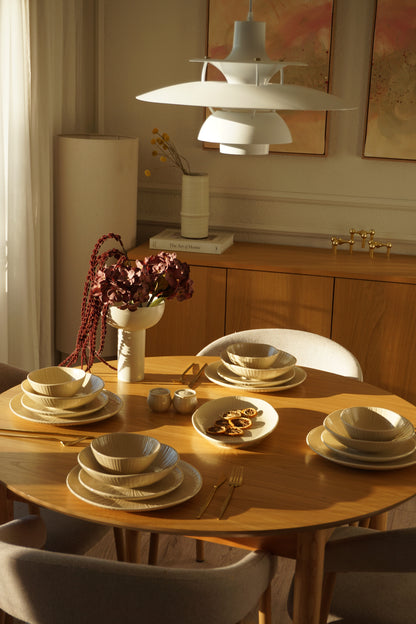 BRICARD BELFORT DINNER SET | TAUPE 27-TEILIG