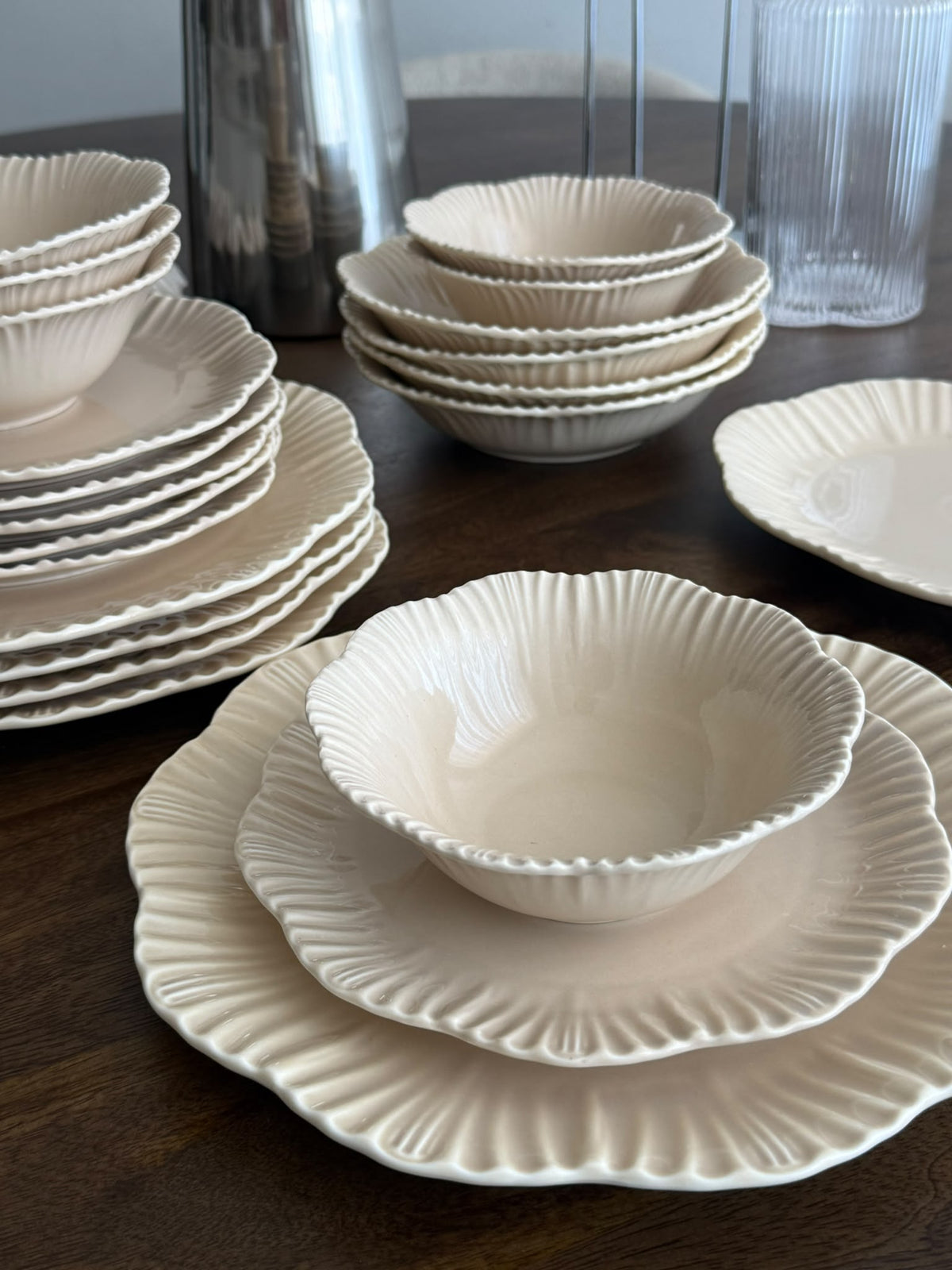Bricard Bernis Service 25-teilig Beige